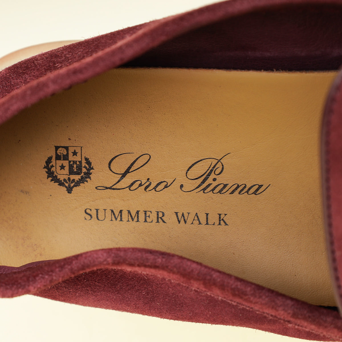 Loro Piana Wild Plum Summer Charms Walk Loafers 39.5