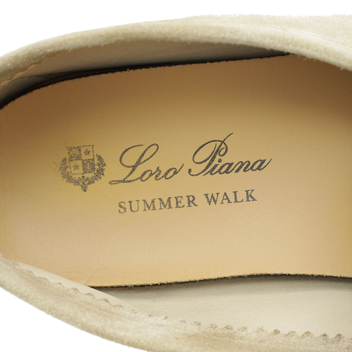 Loro Piana Sandstone Summer Charms Walk Loafers 39