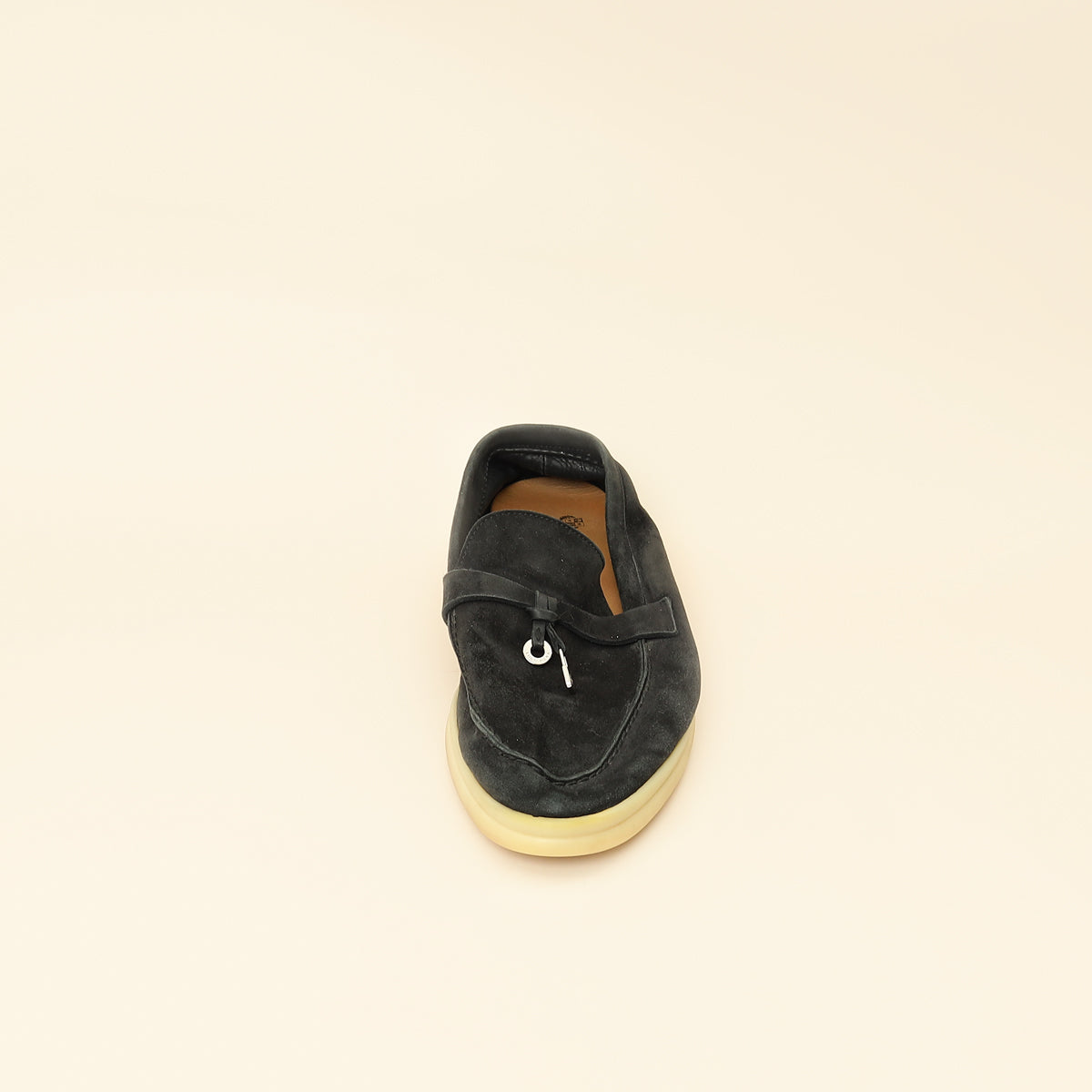 Loro Piana Black Summer Charms Walk Loafers 39-Loro Piana-THE CLOSET