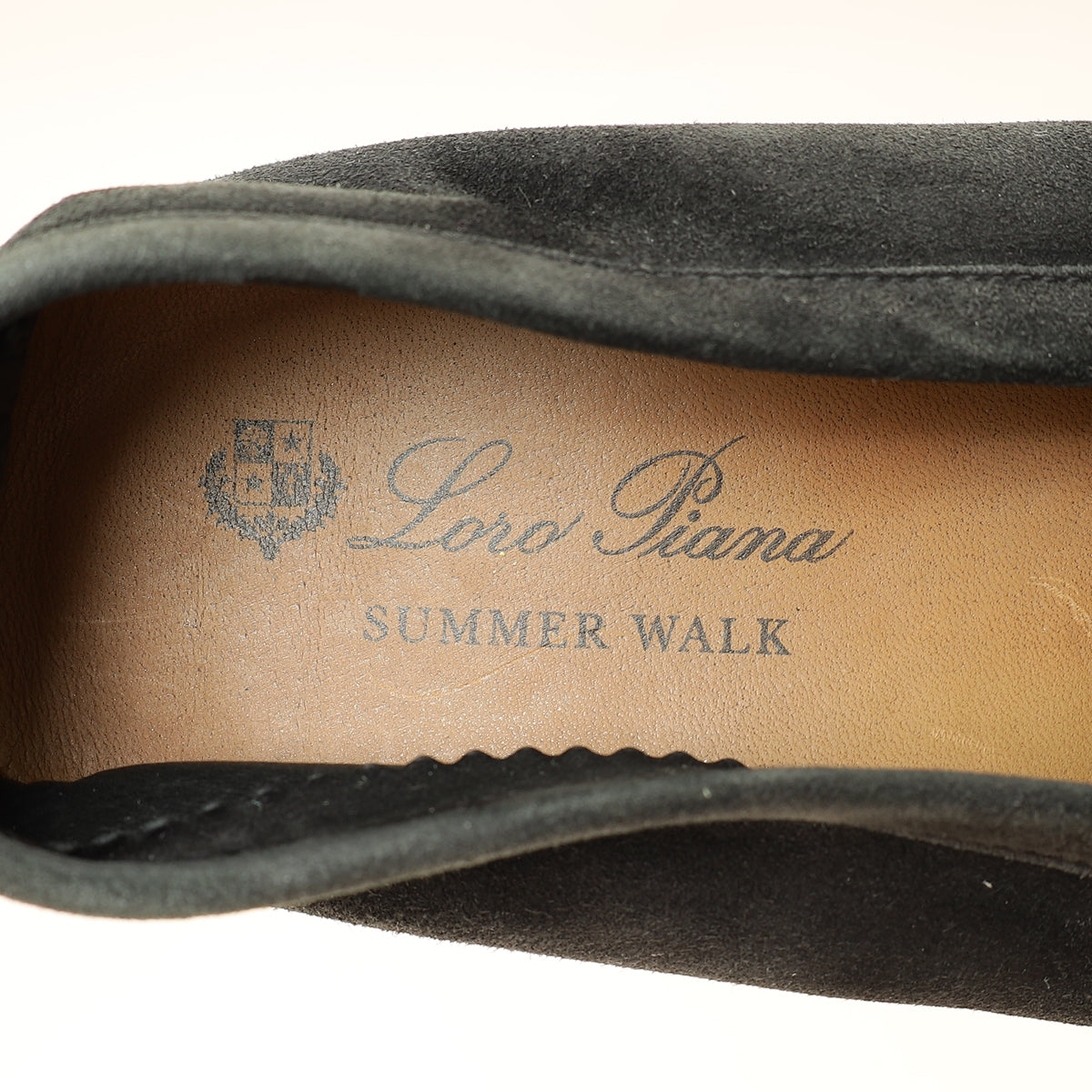 Loro Piana Black Summer Charms Walk Loafers 39-Loro Piana-THE CLOSET