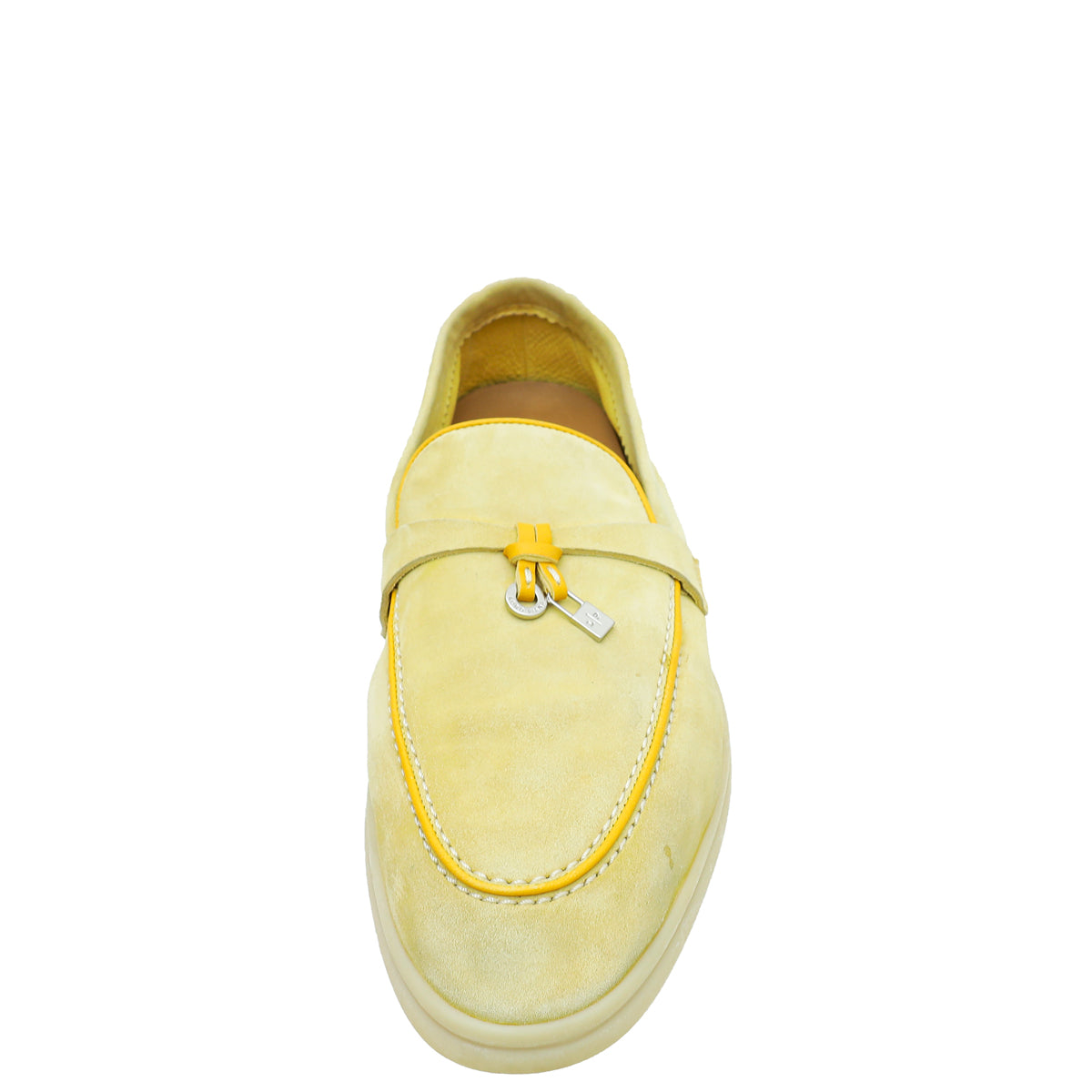 Loro Piana Light Yellow Summer Charms Walk Loafers 40-Loro Piana-THE CLOSET
