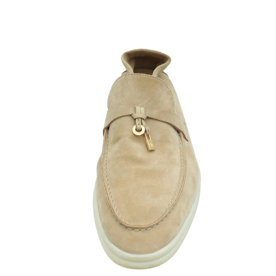 Loro Piana Sandstone Summer Charms Walk Loafer 42