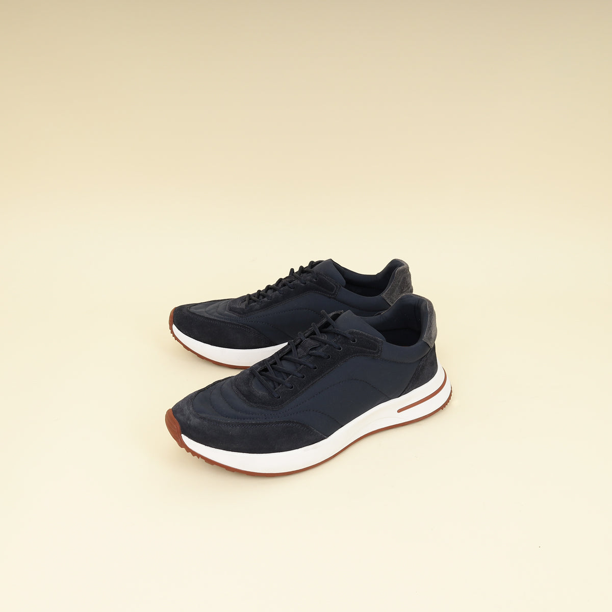 Loro Piana Navy Blue Week End Walk Evo Sneakers 42-Loro Piana-THE CLOSET