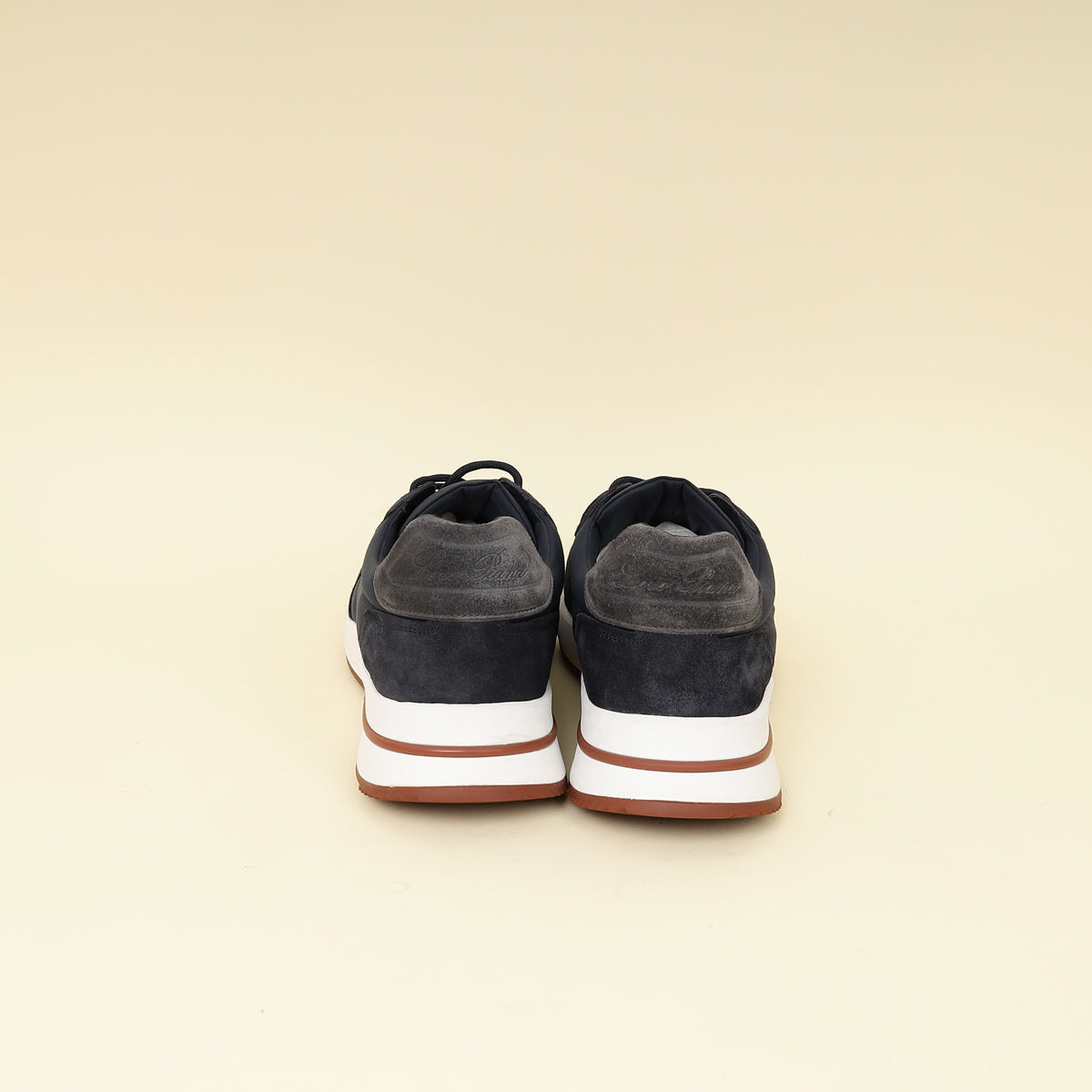 Loro Piana Navy Blue Week End Walk Evo Sneakers 42-Loro Piana-THE CLOSET