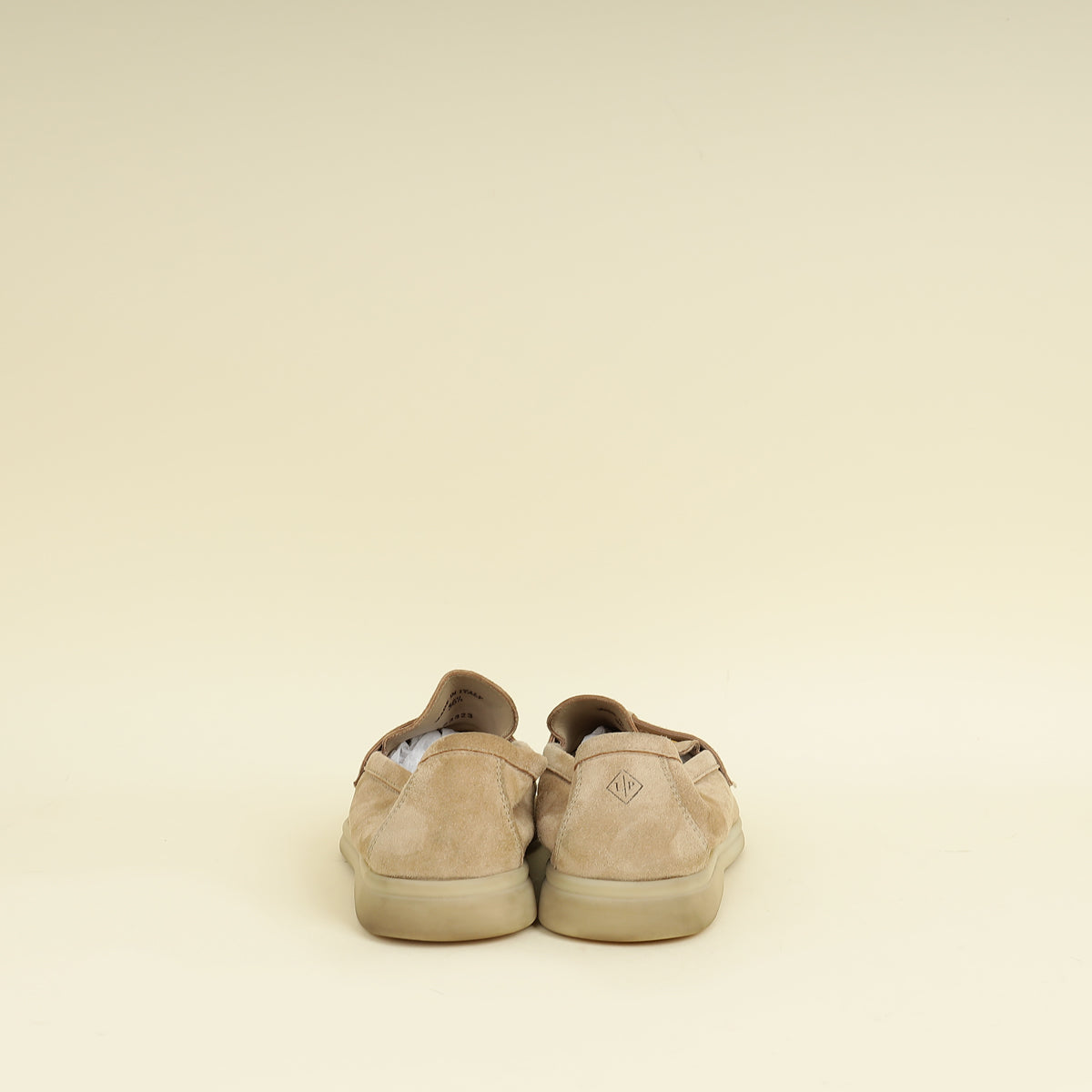 Loro Piana Sandstone Summer Charms Walk Loafers 36.5