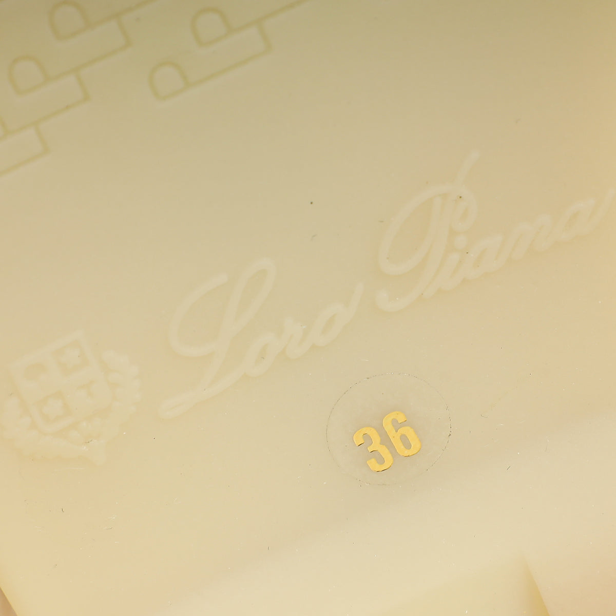 Loro Piana Pink Sand Charms Walk Babouche Loafers 36