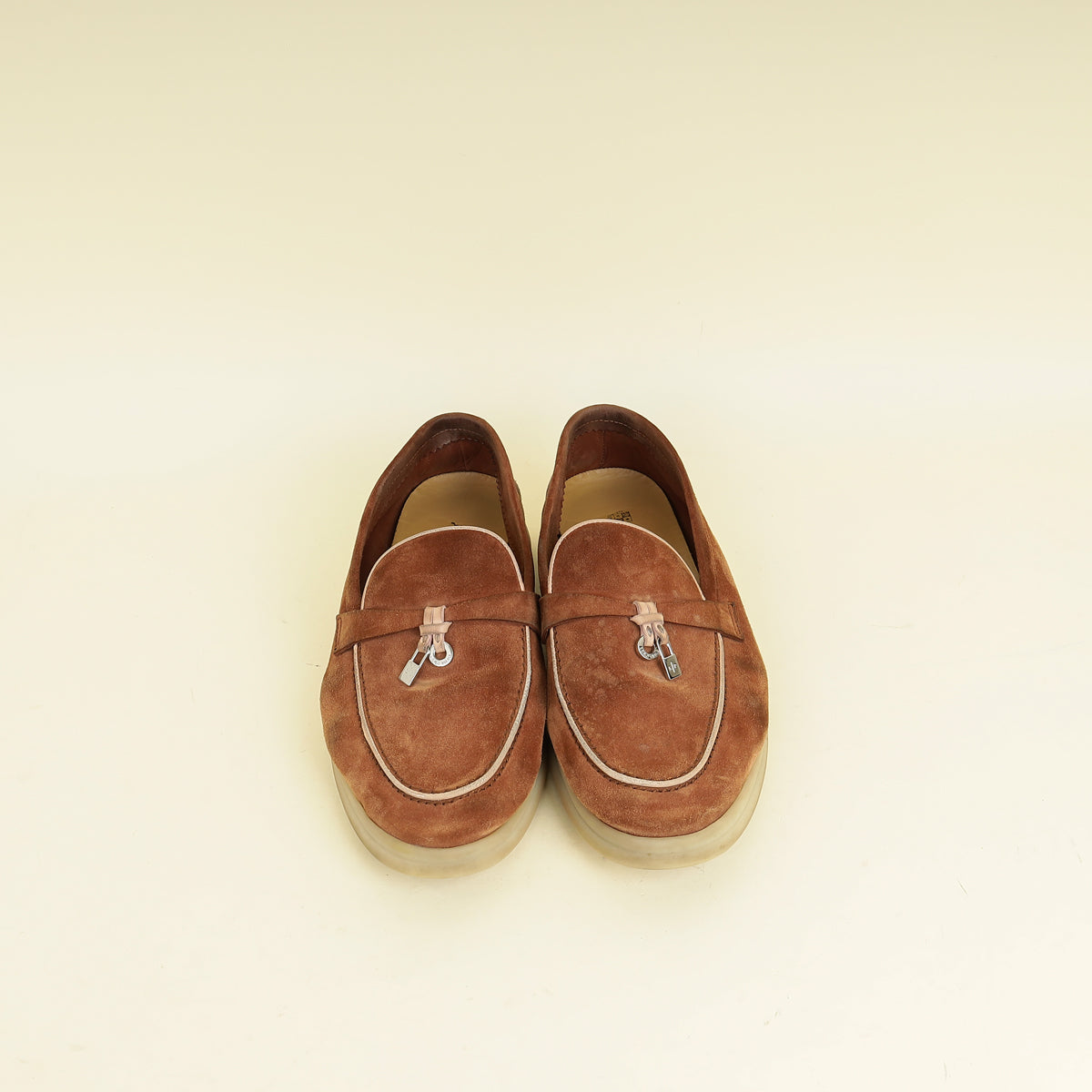 Loro Piana Saddle Brown Summer Charms Walk Loafer 37.5