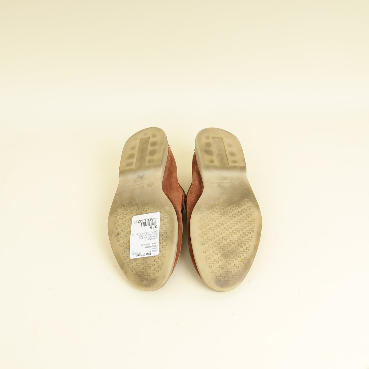 Loro Piana Saddle Brown Summer Charms Walk Loafer 37.5