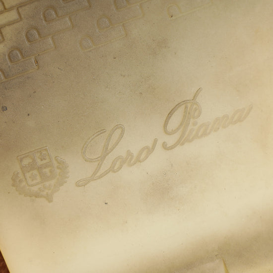 Loro Piana Saddle Brown Summer Charms Walk Loafer 37.5