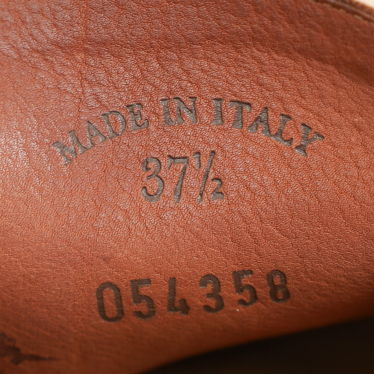 Loro Piana Saddle Brown Summer Charms Walk Loafer 37.5