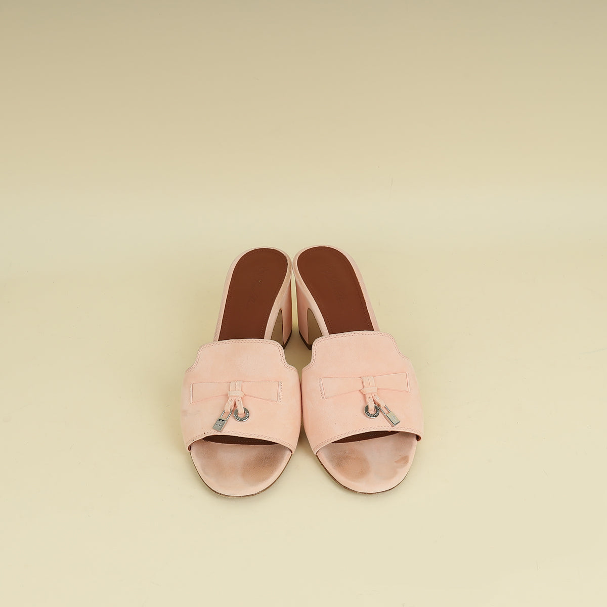 Loro Piana Pink Shell Summer Charms Sandal 37