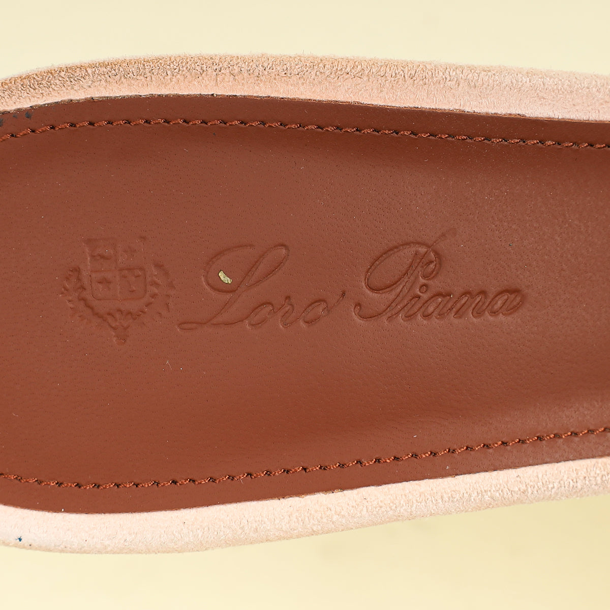 Loro Piana Pink Shell Summer Charms Sandal 37