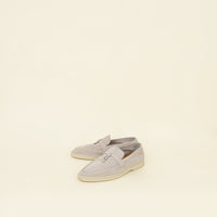 Loro Piana Pearl Powder Summer Charms Walk Loafer 37