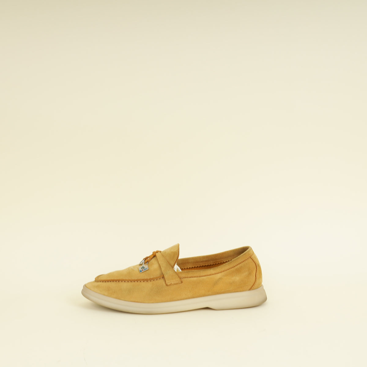 Loro Piana Hinoki Wood Summer Charm Walk Loafer 38.5