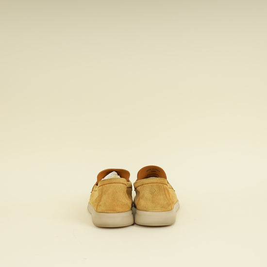 Loro Piana Hinoki Wood Summer Charm Walk Loafer 38.5