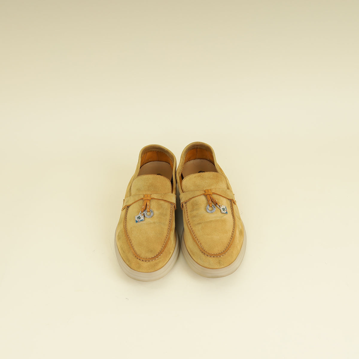 Loro Piana Hinoki Wood Summer Charm Walk Loafer 38.5