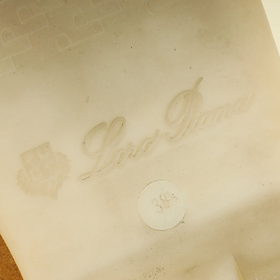 Loro Piana Hinoki Wood Summer Charm Walk Loafer 38.5