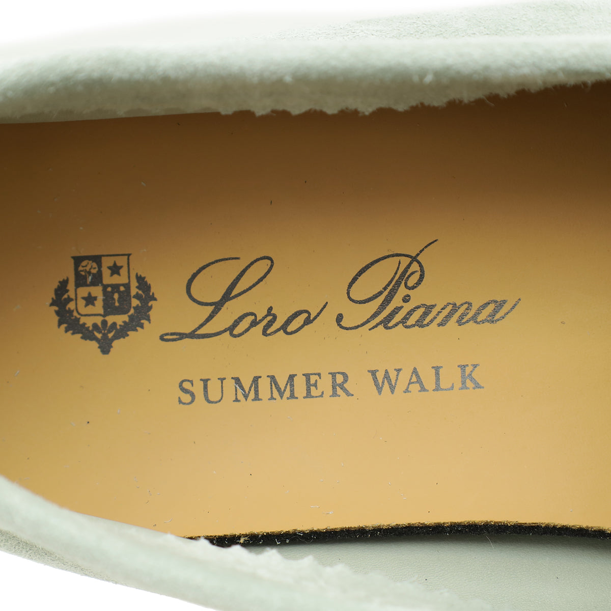 Loro Piana Eucalyptus Summer Charms Walk Loafers 38.5