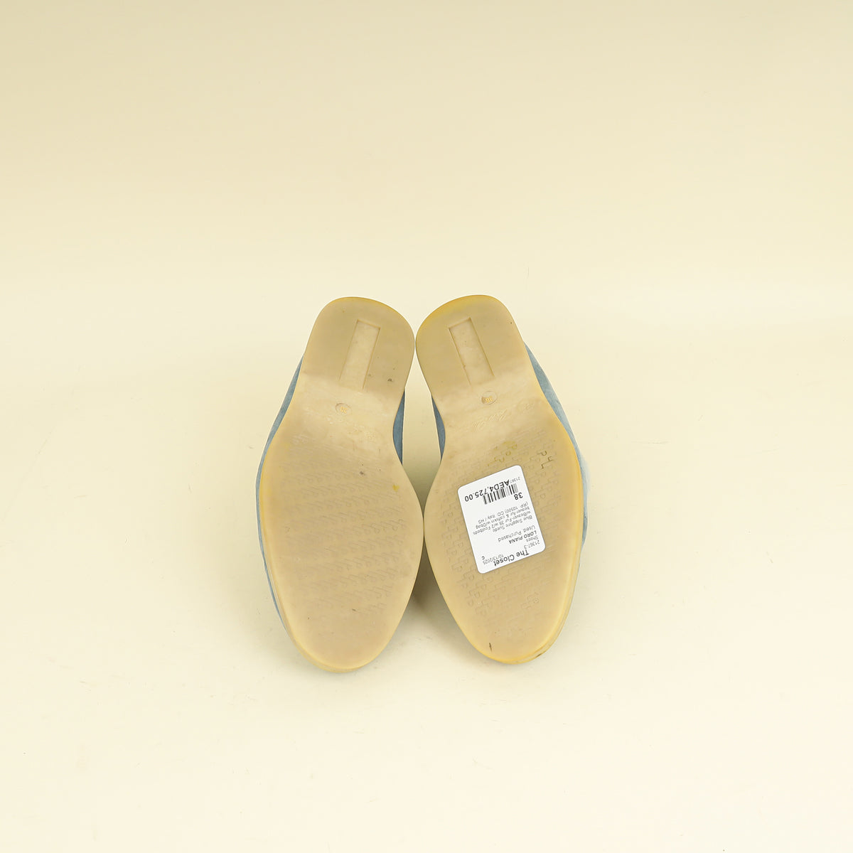 Loro Piana Blue Sapphire Open Walk Ankle Boot 38