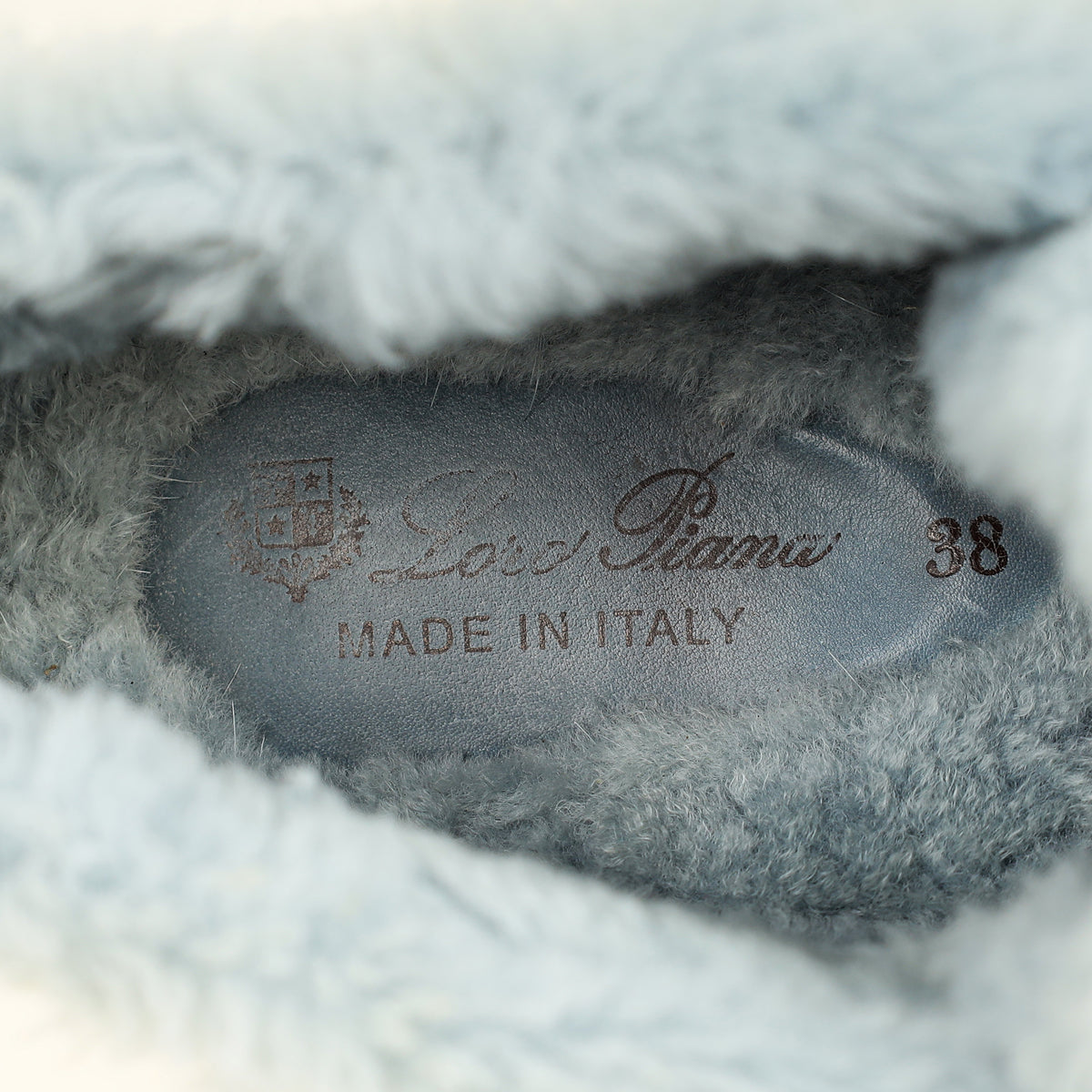 Loro Piana Blue Sapphire Open Walk Ankle Boot 38