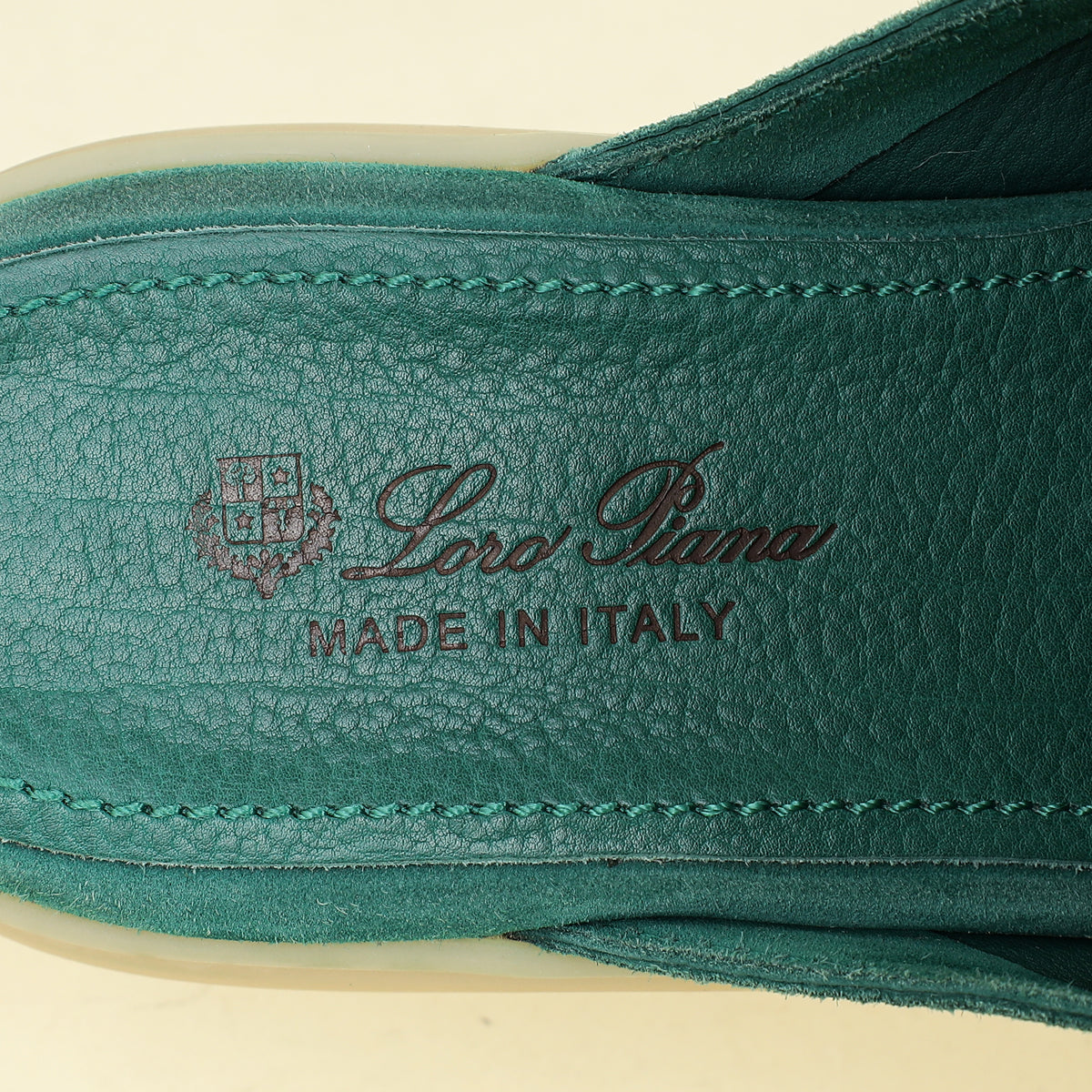 Loro Piana Jazz Club Babouche Charms Walk Loafer 38