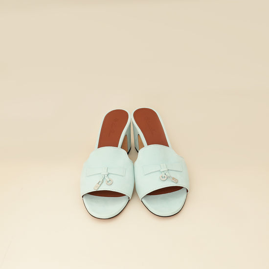 Loro Piana Aqua Summer Charms Sandal 38-Loro Piana-THE CLOSET