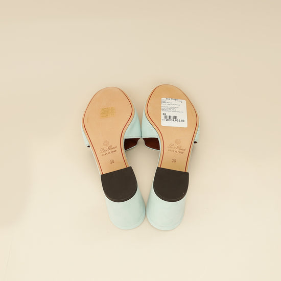 Loro Piana Aqua Summer Charms Sandal 38-Loro Piana-THE CLOSET