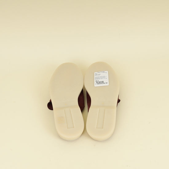 Loro Piana Oxblood Suede Babouche Charms Walk Loafer 39.5