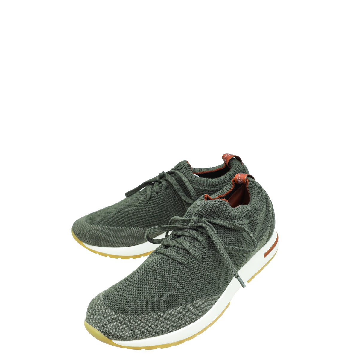 Loro Piana Army Green 360 Lp Flexy Walk Sneaker 39