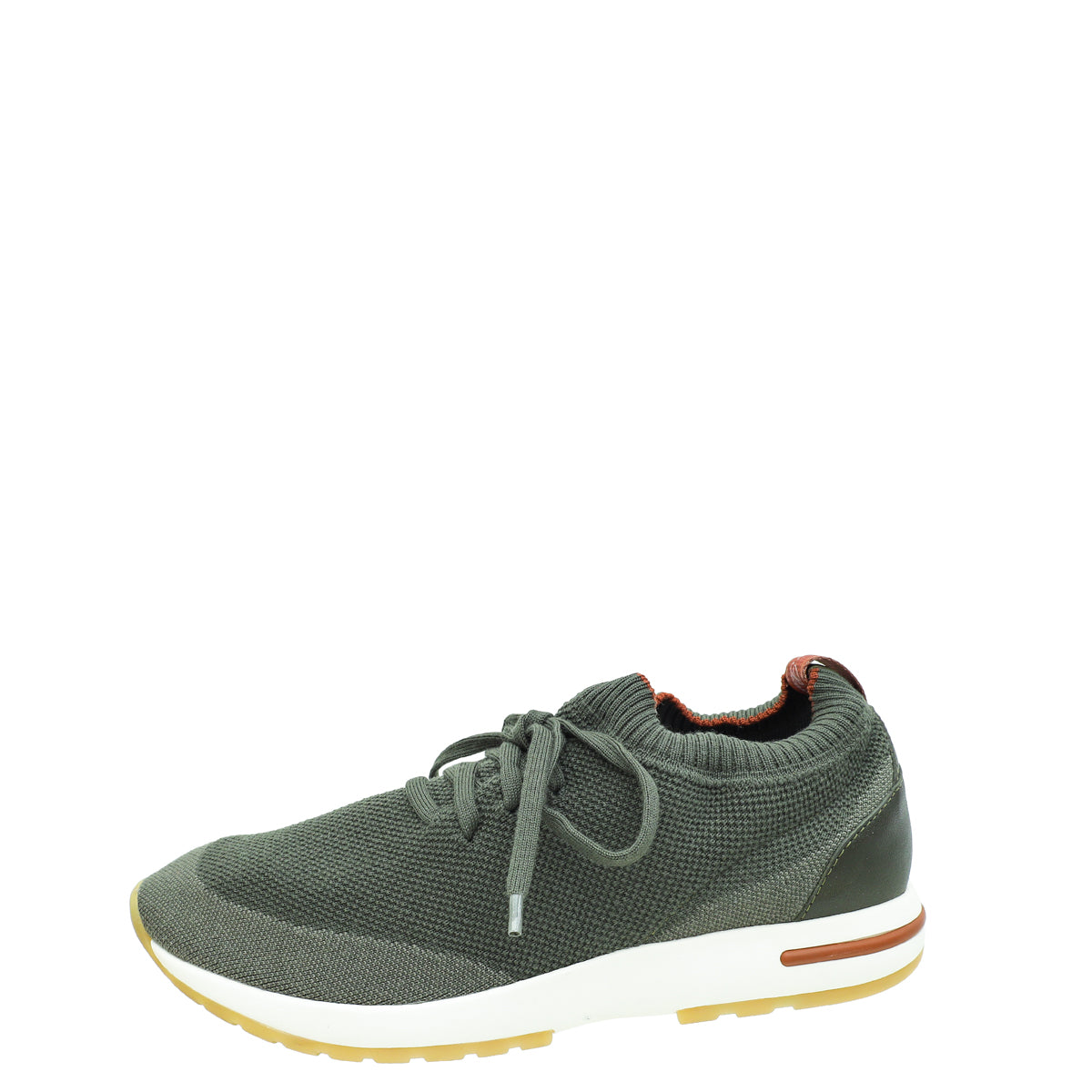 Loro Piana Army Green 360 Lp Flexy Walk Sneaker 39