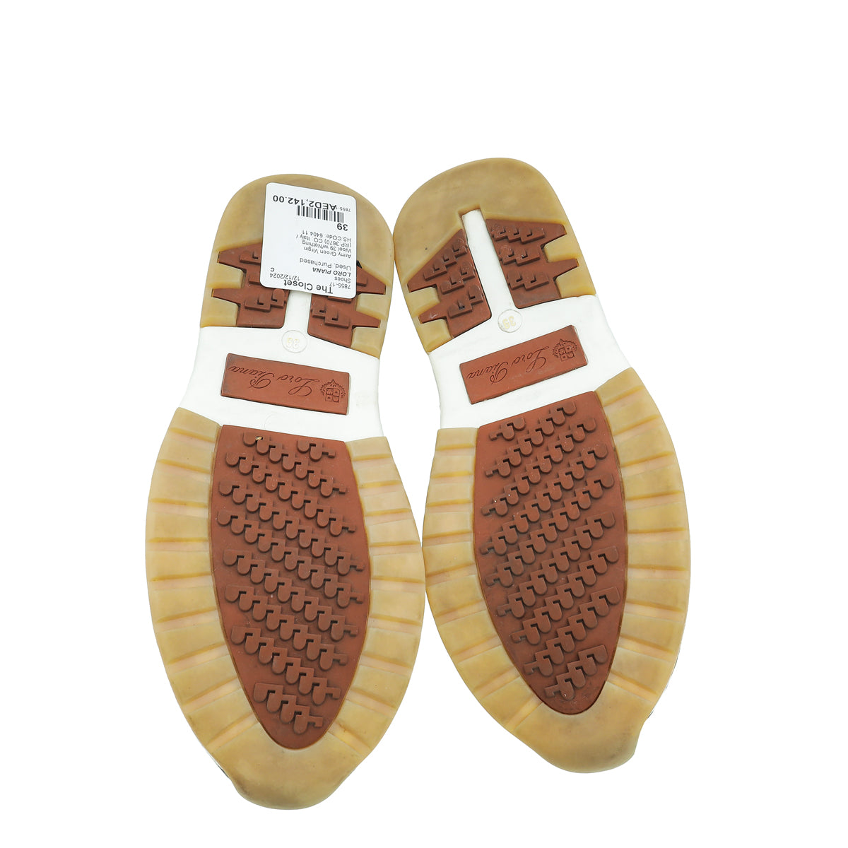 Loro Piana Army Green 360 Lp Flexy Walk Sneaker 39 – THE CLOSET