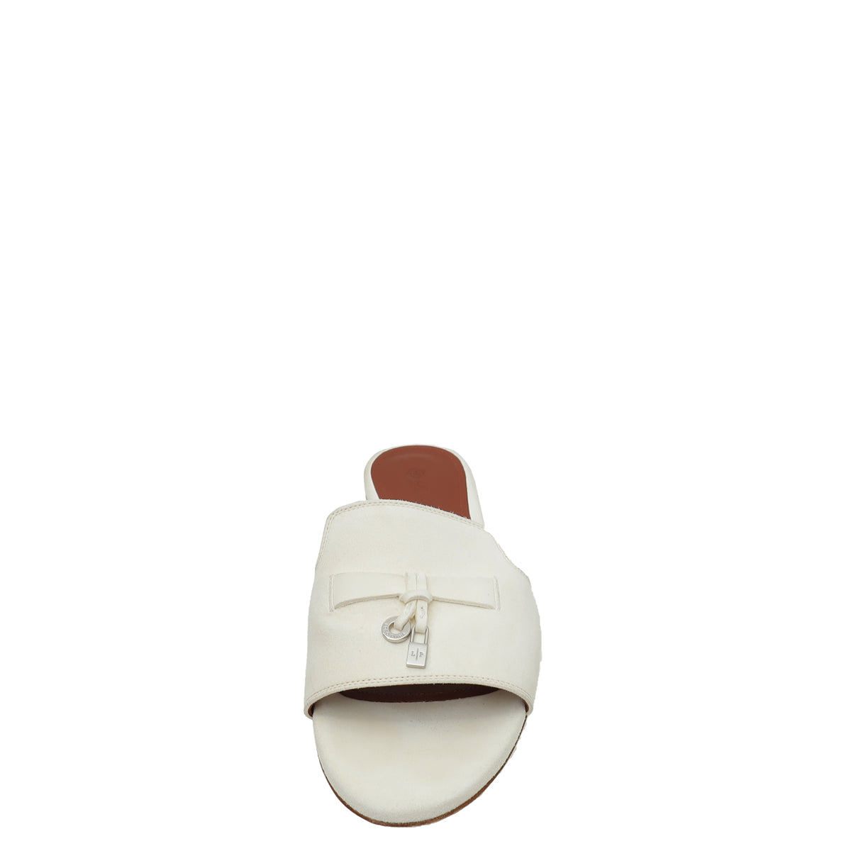 Loro Piana Whisper White Summer Charm Flat Sandal 39-Loro Piana-THE CLOSET