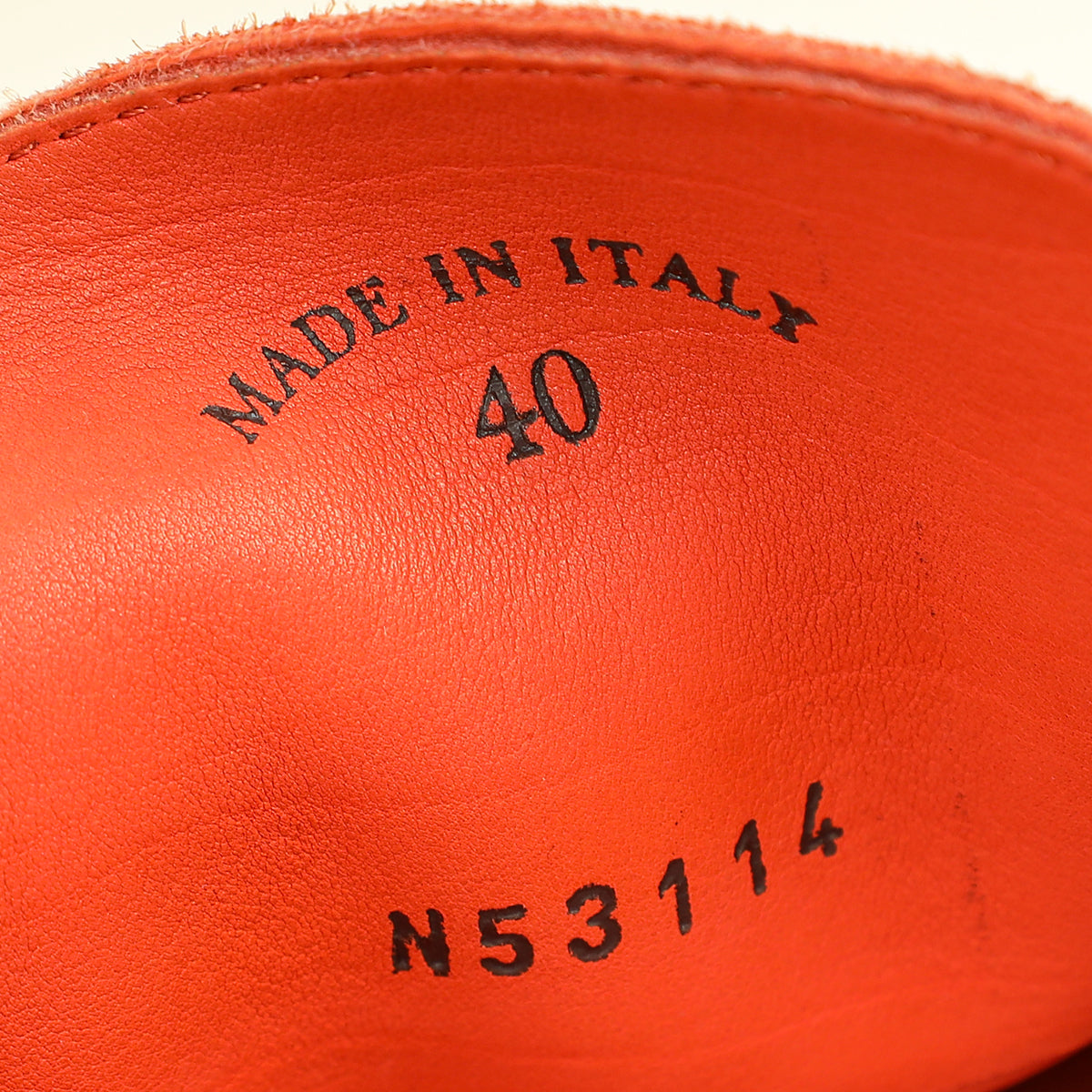 Loro Piana Orange Flamme Babouche Charms Walk Loafer 40