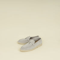 Loro Piana Pearl Powder Summer Charms Walk Loafer 40