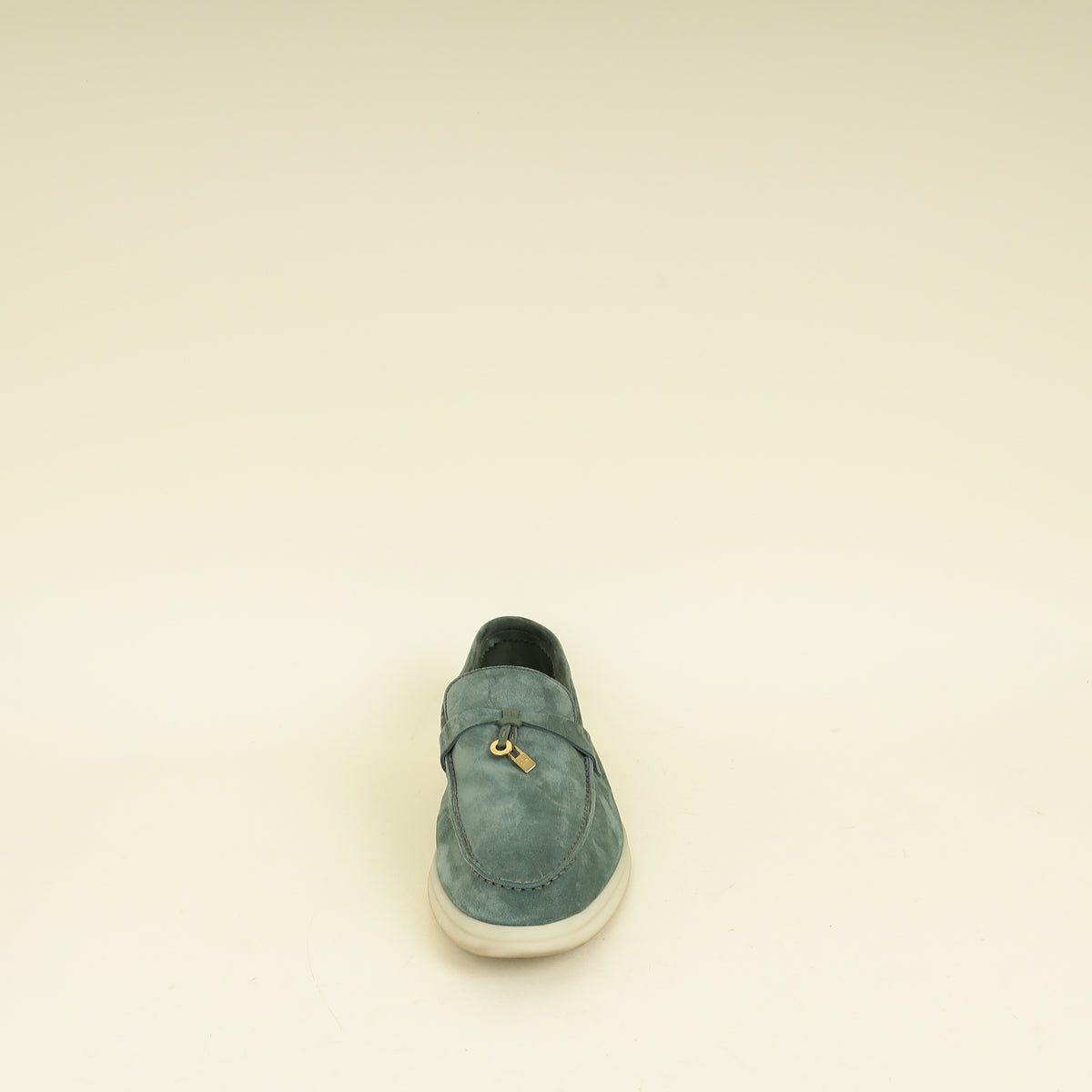 Loro Piana Class Green Summer Charms Walk Loafer 41.5