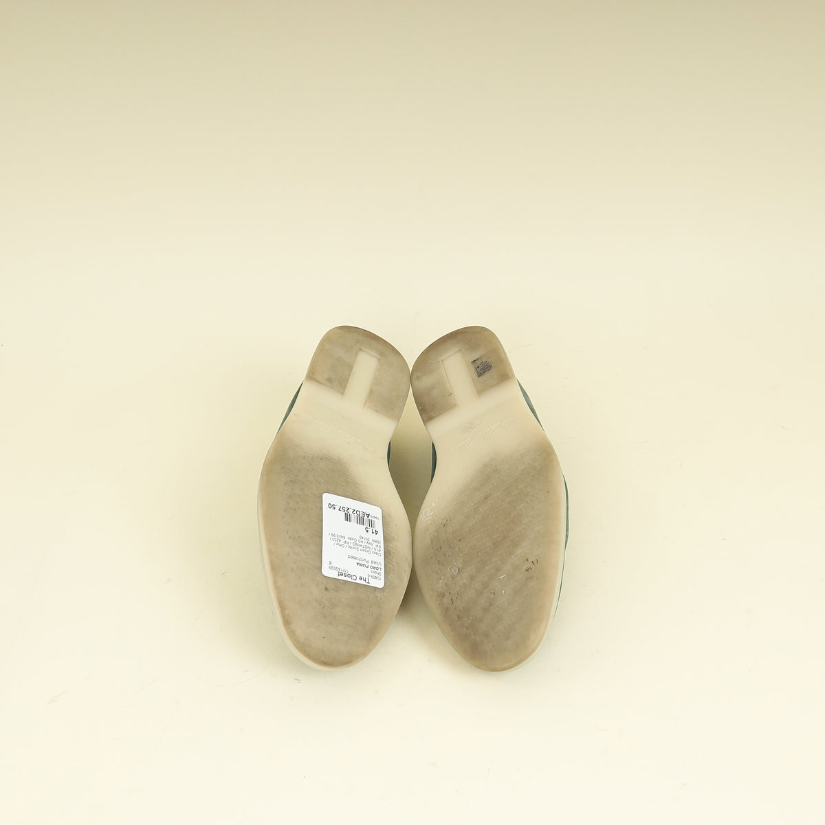 Loro Piana Class Green Summer Charms Walk Loafer 41.5