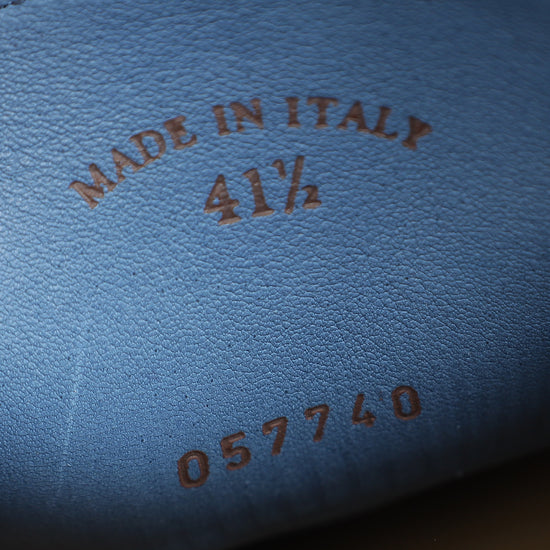 Loro Piana Cobalt Ink Summer Walk Suede Loafer 41.5