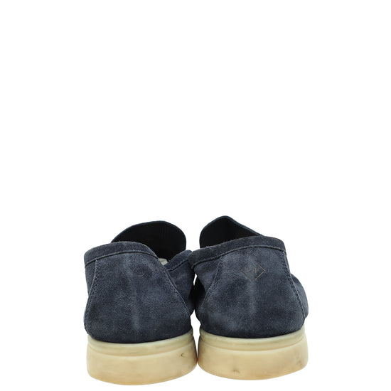 Loro Piana Navy Blue Summer Charms Walk Loafer 42-Loro Piana-THE CLOSET