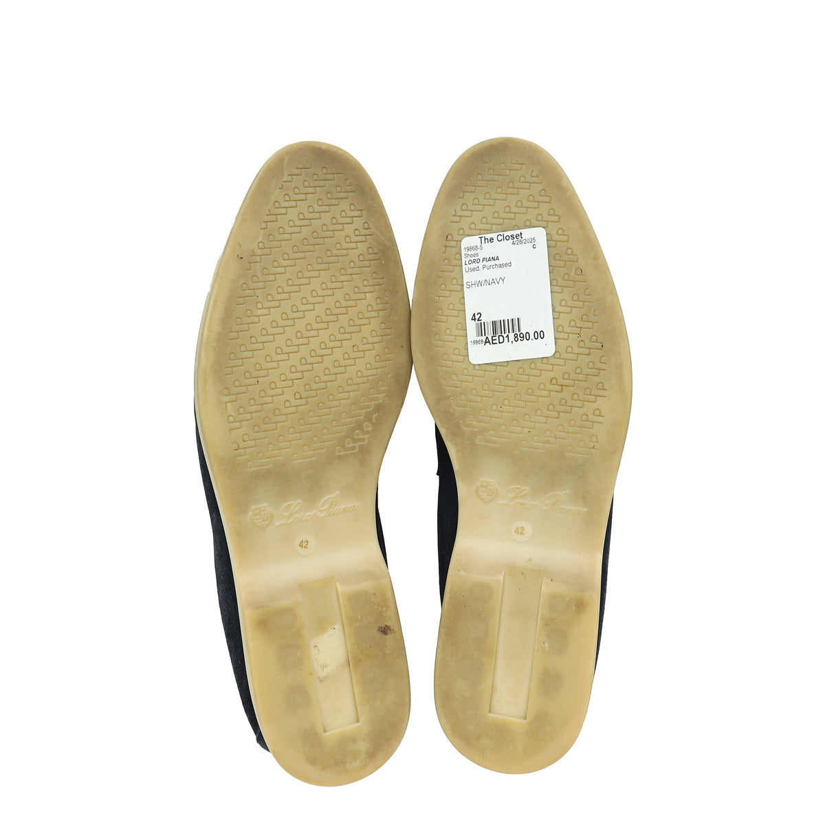 Loro Piana Navy Blue Summer Charms Walk Loafer 42-Loro Piana-THE CLOSET