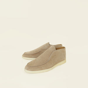 Loro Piana Sandstone Open Walk Ankle Boots 44.5
