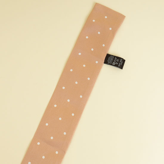 Loro Piana Bicolor Pois Tie Band Twilly