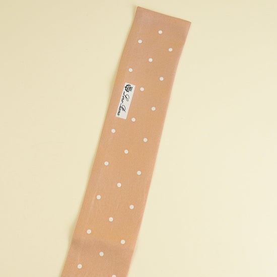 Loro Piana Bicolor Pois Tie Band Twilly