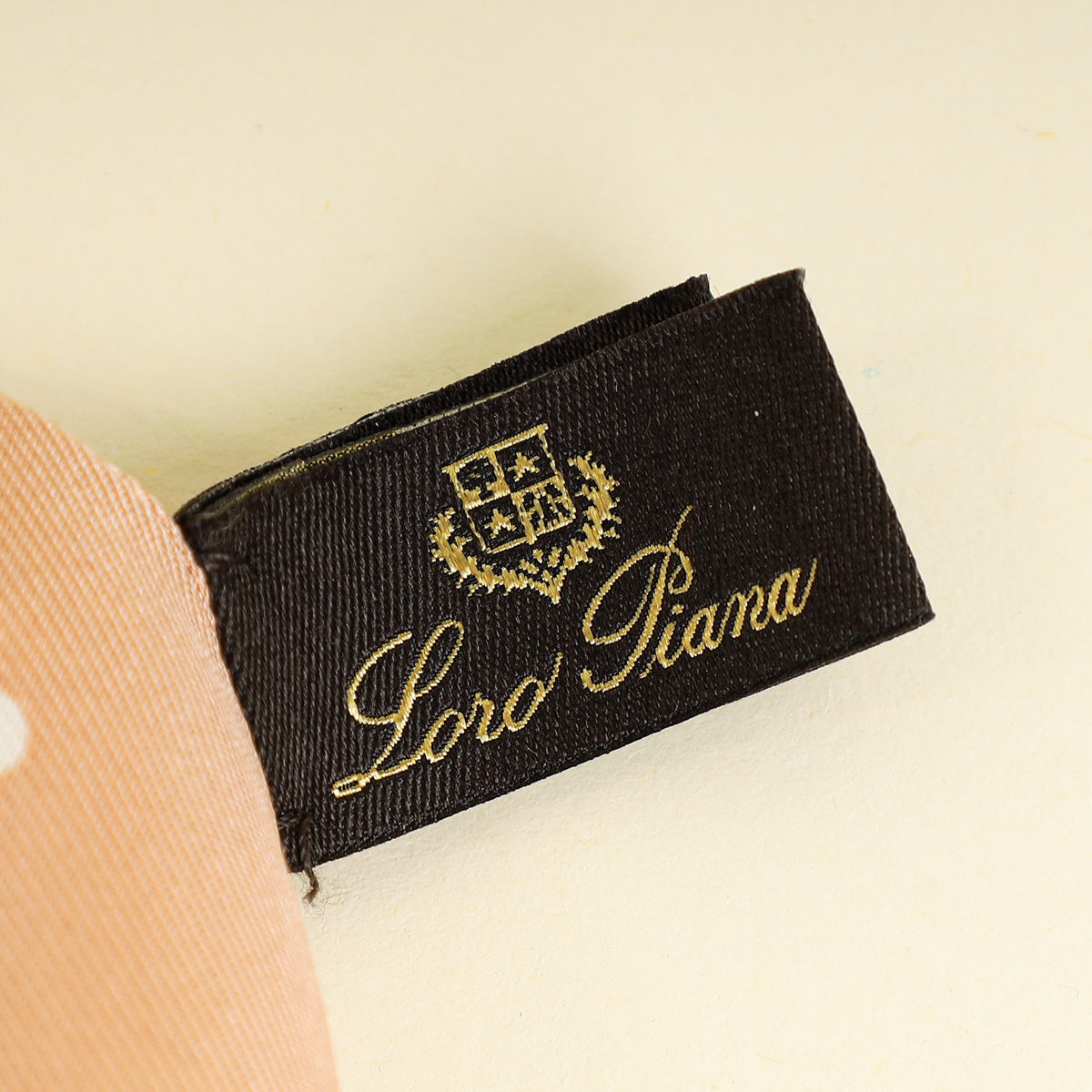 Loro Piana Bicolor Pois Tie Band Twilly