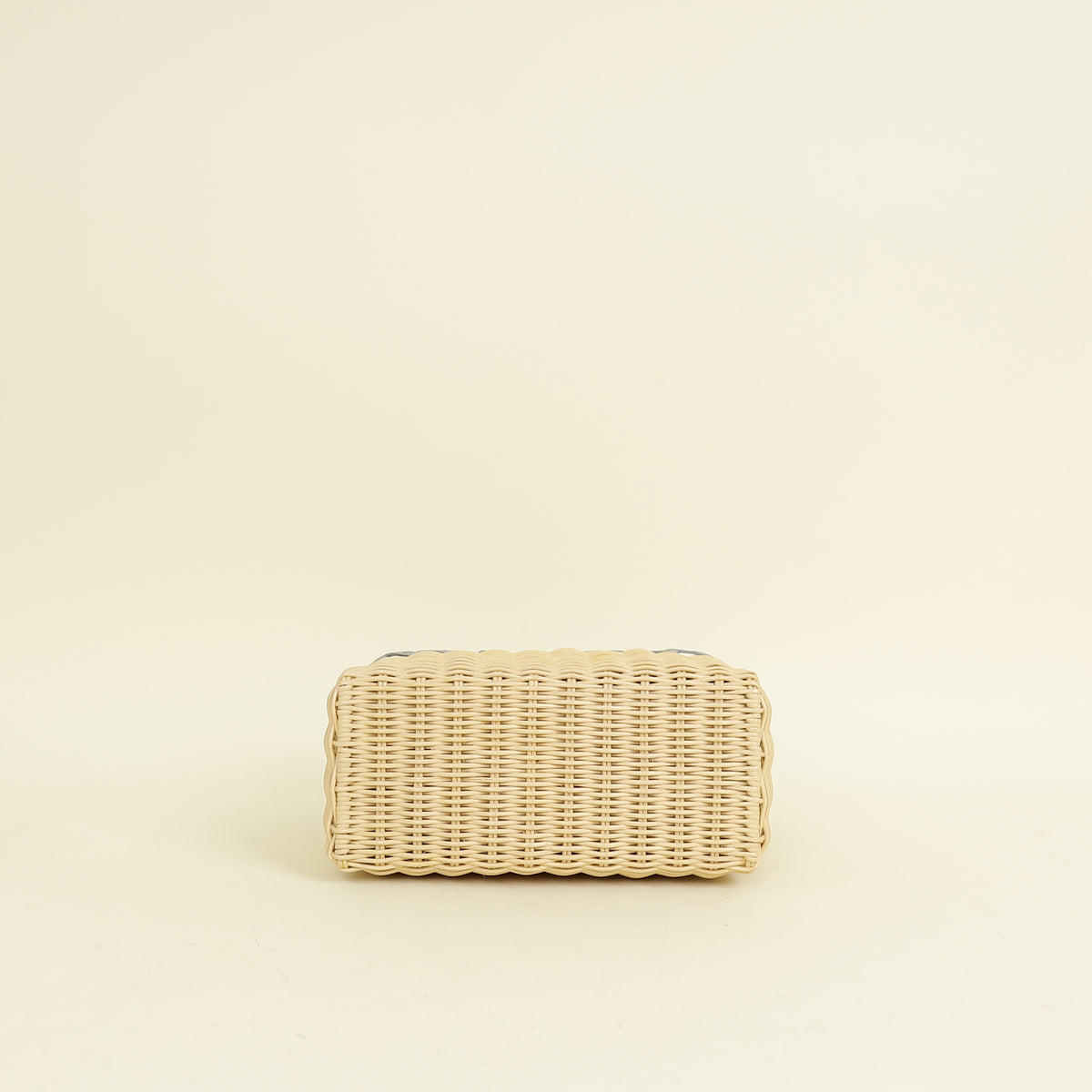 Loro Piana Bicolor Extra Pocket L19 Alligator Wicker Pouch