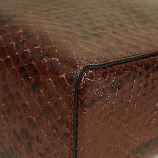 Loro Piana Sacher Glossy Python Extra L27 Bag