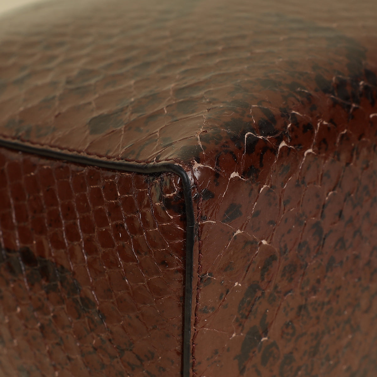 Loro Piana Sacher Glossy Python Extra L27 Bag