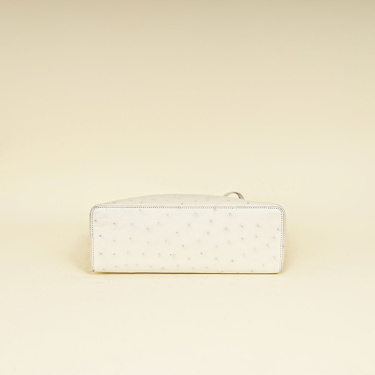 Loro Piana Whisper White Ostrich Extra L27 Bag