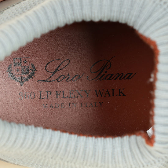 Loro Piana Mediterranean Sage 360 Lp Flexy Walk Sneaker 44-Loro Piana-THE CLOSET