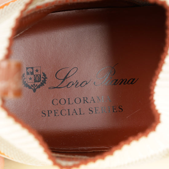 Loro Piana Grey Multicolor 360 Lp Flexy Walk Colorama Sneaker 44-Loro Piana-THE CLOSET