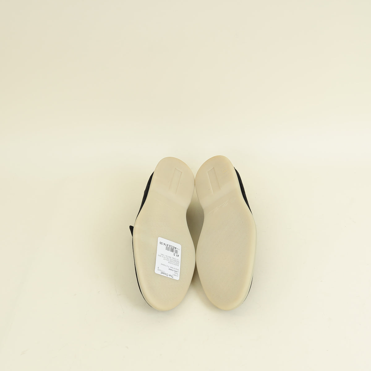 Loro Piana Black Summer Walk Suede Loafer 41.5